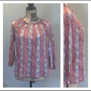 Chaps sz M top long sleeve very soft